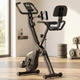 Велотренажер складной Hop-Sport HS-3030X Apeks Black-Gold до 120 кг - изображение 1