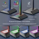 Підставка для геймерських навушників RGB New Bee NB-Z8 Black - зображення 7