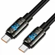 Кабель Type-C 1.2м 240Вт 5A для зарядки черный HOCO U143 - изображение 7