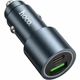 Автомобільний зарядний пристрій 48W з USB та Type-C LED індикатор чорний HOCO Z60 - зображення 7