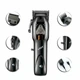 Аккумуляторная машинка для стрижки волос VGR V653 10 Вт 250 г USB керамические и титановые лезвия 4 насадки черный - изображение 4