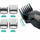 Аккумуляторная машинка для стрижки волос VGR V653 10 Вт 250 г USB керамические и титановые лезвия 4 насадки черный - изображение 5