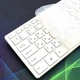Беспроводная клавиатура и мышь 101 клавиша ABS пластик белая для ПК и ноутбука модель K06 - изображение 5