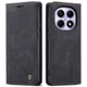 Чехол-книжка CaseMe из нубука для Xiaomi Redmi Note 15 5G Чёрный - изображение 6