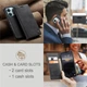 Чохол-книжка CaseMe із нубуку для Xiaomi Redmi 15C 173mm Чорний - зображення 10