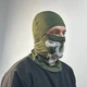 Військова балаклава підшоломник M-KET Олива тактична з DTF принтом трикотаж стрейч кулір розмір 56-58 - зображення 4