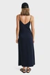 Жіноча темно-синя сукня SLIP DRESS Gant 40 4503383 - изображение 2