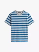 Футболка хлопковая длинная мужская Tommy Hilfiger M05627-P7D(Grey-Blue Stripe) L Серая (198296779257) - изображение 5