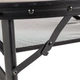 Стіл Bo-Camp Melrose Oval 120x80 cm Wood look Mat Black/Wood (1112-DAS302785) - зображення 9