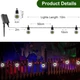 Уличная солнечная гирлянда Tacobey "Очи" (20 LED) ,10 метров, USB + солнечная панель, 8 режимов, IP65, идеальна для Хэллоуина - изображение 6
