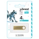 Флеш-накопичувач Wibrand USB 2.0 Puma 4Gb Золотистий - изображение 2