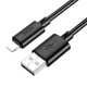 Кабель HOCO Lightning Gratified charging data cable X88 | 2m, 2.4A | - зображення 2