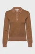 Жіноче бежеве вовняне поло MONOGRAM Gant S 4805400 - изображение 1
