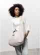 Женская сумка хобо вместительная городская для ноутбука 15.6 дюйма Sambag HOBO WEAVE серая 62296 - изображение 11