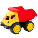 Duża wywrotka LEAN Toys do piasku z funkcją wysypu Pojazd budowlany Czerwono-Żółta (703929) (5905991053408) - obraz 2