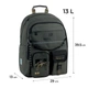 Шкільний рюкзак Kite Education Tokyo Vibe 13л Сірий (K26-584M-4) - зображення 3