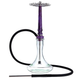 Кальян Tiaga Astra Crystal Purple с прозрачной колбе на уплотнителе из нержавеющей стали с диффузором 57см - изображение 1