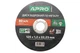Диск отрезной по металлу Apro 125 х 1.2 х 22.2 мм (в упаковке 10 шт.) - изображение 1