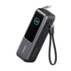 Зовнішній акумулятор повербанк Anker A1695 25000mAh (165W) Power Bank на 4 виходи з вбудованим і висувним кабелями USB-C, Black - зображення 1