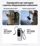 Зовнішній акумулятор повербанк Anker A1695 25000mAh (165W) Power Bank на 4 виходи з вбудованим і висувним кабелями USB-C, Silver - зображення 4