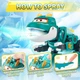 Игрушка динозавр Super Wings Dinosaur Tino Тино: звук, свет, водяной пар, новый герой Season 6 (760437) - изображение 3