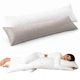 Подушка с наволочкой Дакимакура 40х140 см IDEIA NORDIC COMFORT+, серая - изображение 1