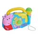 Музыкальный бумбокс Peppa с микрофоном 23 см интерактивная игрушка для развития творческих способностей и музыкального слуха ребенка - изображение 2
