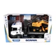 Игровой набор автокран Scania с экскаватором TechnoDrive 48,5 см Желтый - изображение 4