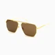 Сонцезахисні окуляри BOTTEGA VENETA Brown/Gold BV1012S-003-60 MISC - зображення 2