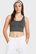 Жіночий сірий топ Meridian Fitted Crop Tank Under Armour XL 1379153-025 - изображение 1