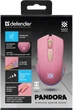 Миша Defender Pandora GM-502 Wireless Pink (4745090822724) - зображення 2