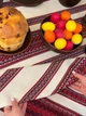 Льняная скатерть с украинским орнаментом "Рандеву красный" - 180х150 см - изображение 14
