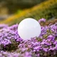 Садова LED куля LumiLED пластикова 20 см біла на сонячній батареї (724196) - зображення 6