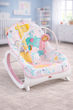 Детское кресло-качалка Fisher Price / Детский шезлонг с музыкальной подвеской и регулируемой спинкой - изображение 1