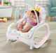 Детское кресло-качалка Fisher Price / Детский шезлонг с музыкальной подвеской и регулируемой спинкой - изображение 2