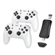 Ігрова приставка + 2 джойстики HOCO GA31 Collection game box+two wireless gamepads set White (6942007672122) - изображение 1