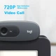 Веб-камера Logitech C270 HD (1280x720) з мікрофоном Black - зображення 5