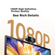 Веб-камера Ugreen Full HD 1080p (75587) с двойным микрофоном и шумоподавлением Black - изображение 2