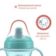 Поильник непроливайка Chicco "Training Cup", 200мл, 6м+, цвет голубой (06921.25) - изображение 6