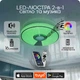 Люстра світлодіодна 517 Dlight RGB з пультом і колонкою 45Вт Білий (02156) - зображення 1