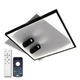 Люстра світлодіодна стельова LUMINARIA GEOMERTIA DOWNLIGHT 100W 2S WHITE-BLACK / LED світильник (з пультом) - зображення 1