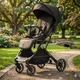 Коляска дитяча прогулянкова з регульованою ручкою коричнева BAMBI (M 5727-1 Flash Bracken) - зображення 2