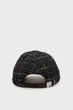 Жіноча чорна твідова кепка BOUCLE Karl Lagerfeld OS 240W3414 - изображение 3