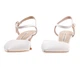 Босоніжки жіночі Bravo Moda 0421/GWHITE SKORA 39 Білий - изображение 4