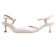 Босоніжки жіночі Bravo Moda 0421/GWHITE SKORA 39 Білий - изображение 5