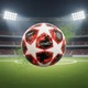 М'яч футбольний TK Sport Meik №5 420 грам Червоно-білий поставляється накачаним на 90% (C 55989/4) - зображення 3