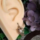 Серьги Xuping Jewelry длина 2.9см ширина 1.4см медицинское золото позолота 18К с1677 - изображение 3