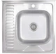 Кухонна мийка Brinex Satin 6060-R 0,6мм (BRIN6060RSAT06) - зображення 1