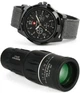 Набір Монокуляр BUSHNELL 16x52 і чоловічий армійський годинник Swiss Army - зображення 2