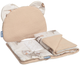 Komplet do wózka Sensillo Muslin poduszka + koc brązowy (5908310399164) - obraz 1
